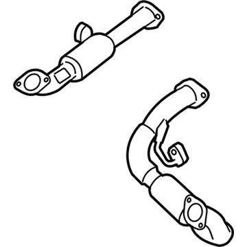 2012 Kia Borrego Exhaust Pipe - 286102J200