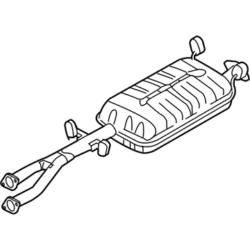 Kia Borrego Exhaust Pipe - 287002J200