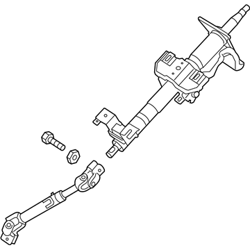 2005 Kia Spectra Steering Column - 563002F100