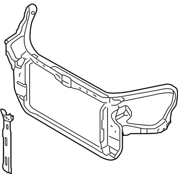 2011 Kia Rondo Radiator Support - 641101D000