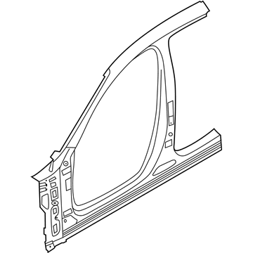 Kia 71110J6A00 Panel Assembly-Pillar Ou