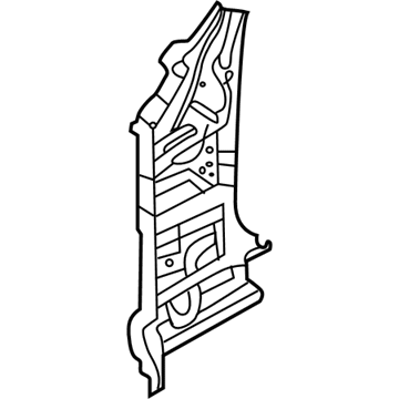 Kia 71201J6000 Pillar Assembly-Front In