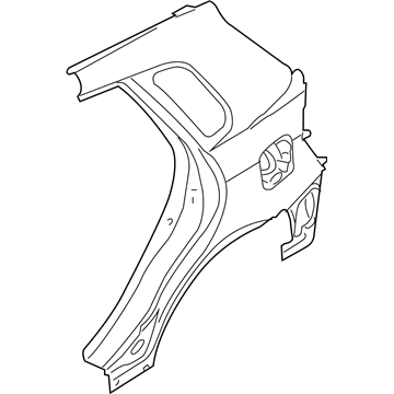 Kia 715042FC61 Panel Assembly-Quarter Outer