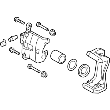 Kia 58180J9A00 Front Brake Caliper, Left