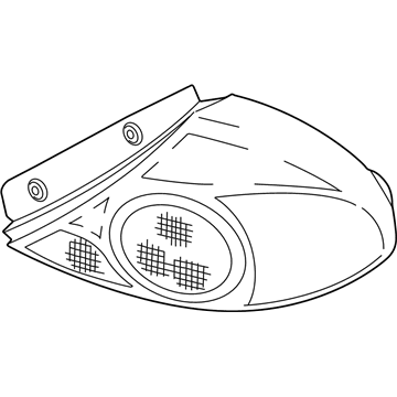 2001 Kia Spectra Back Up Light - 0K2NA51160A