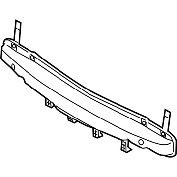 Kia 866301D000 Beam Assembly-Rear Bumper