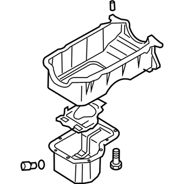 2006 Kia Sorento Oil Pan - 2152039850