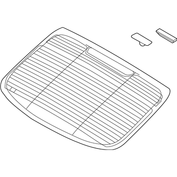 Kia 87110A7220 Glass Assembly-Rear Window