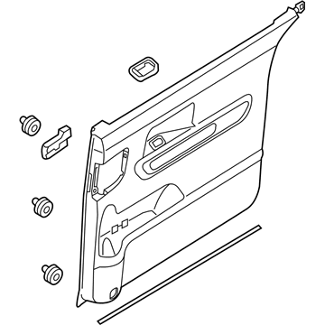 Kia 83306A9000BFQ Panel Assembly-Rear Door