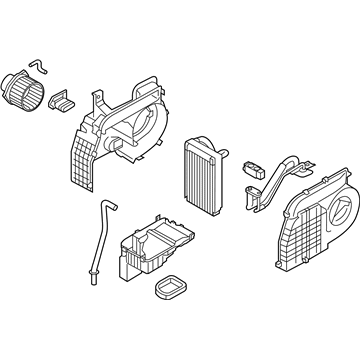 Kia 979001U055 Rear Heater & Air Conditioner Unit