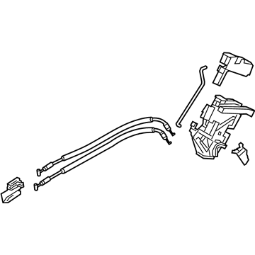 2015 Kia Forte Door Lock Actuator - 81420A7011