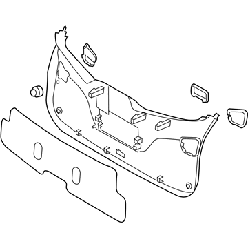 Kia 817503W010WK Panel Assembly-Tail Gate