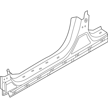 Kia 71322D5D00 Panel-Side SILL Outer