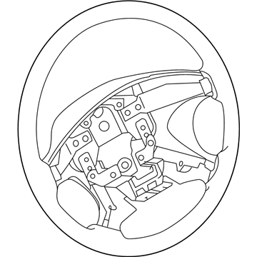 2001 Kia Rio Steering Wheel - 0K30C32980A08