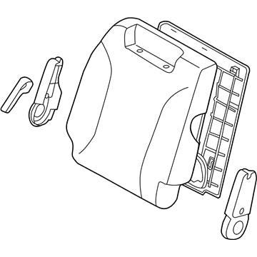 Kia 894004D610AGX Back Assembly-Rear 2ND Seat