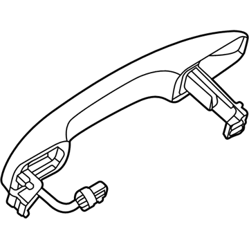 Kia 83661K000000 Rear Door Outside Handle