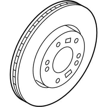 Kia 51712C2000 Disc-Front Wheel Brake