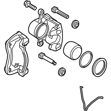 Kia 58180G2A00 Caliper Kit-Front Brake