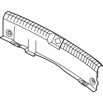 Kia 85770L3000WK Trim Assembly-Rr TRANSVE