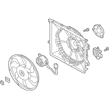 Kia Soul Cooling Fan Assembly - 25380B2500