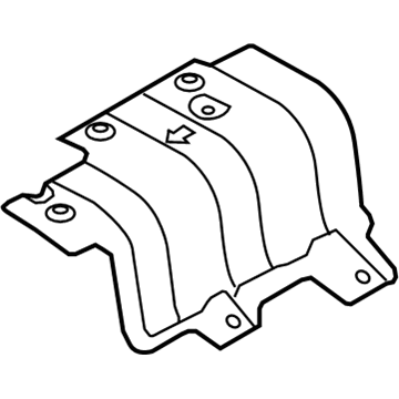 Kia 287951W000 Panel-Heat Protector