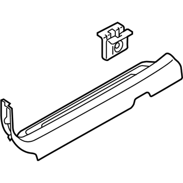 Kia 85880G0000WK Trim Assembly-Fr Dr SCUF