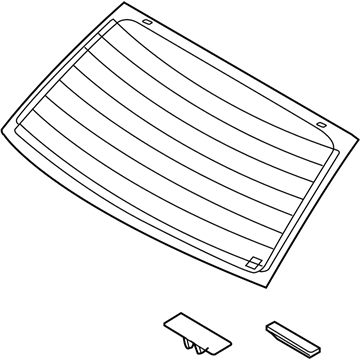 Kia 871101G010 Glass Assembly-Rear Window