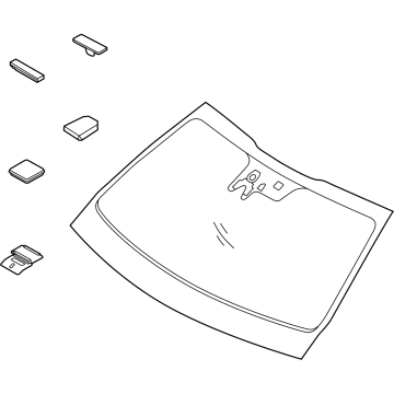 2020 Kia Cadenza Windshield - 86111F6610