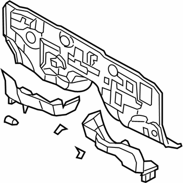 Kia 643003E310 Panel Assembly-Dash,Lower