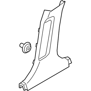 Kia 85845D4000BGG Trim Assembly-Center Pillar