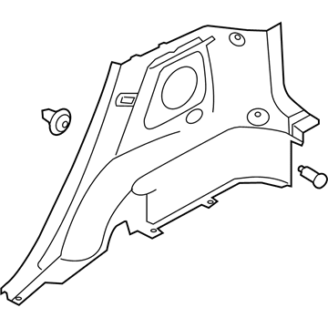 Kia 857402K355WK Trim Assembly-Luggage Side