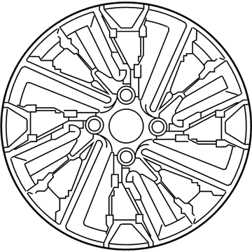 Kia 52960H9151 Wheel Hub Cap Assembly