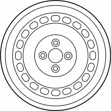 Kia 52910H9900 Wheel Assembly-Steel