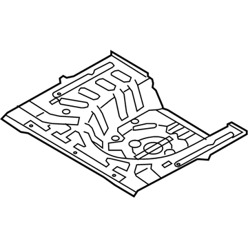 Kia 655131M010 Panel Assembly-Rear Floor