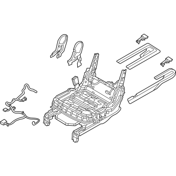 Kia 89500P2500 Track Assembly-Rr Seat L