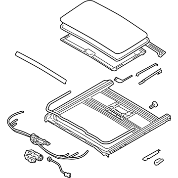 Kia 816002J000H9 Sliding Sunroof Assembly