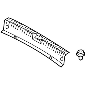 Kia 85770A8500WK Trim Assembly-Rear Transverse