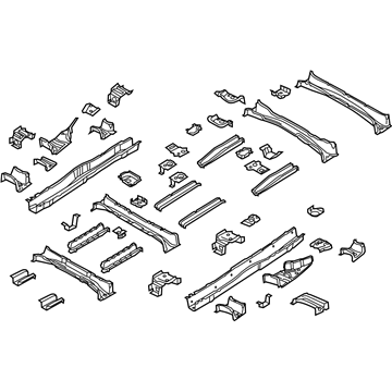 Kia 65200A9700 Member Assembly-Center Floor