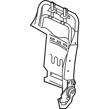 Kia 884102K010 Frame Assembly-Front Seat B