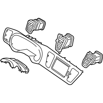 Kia 84740A9AD0AHV Panel Assembly-Center Facia