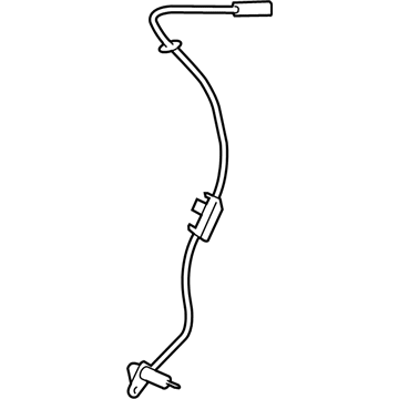 Kia 599101W000 Sensor Assembly-Abs Rear Wheel