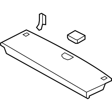 Kia 857102J000WK Trim Assembly-Luggage Floor Box