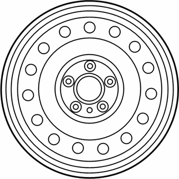 Kia 529102P900 Wheel Assembly-Temporary