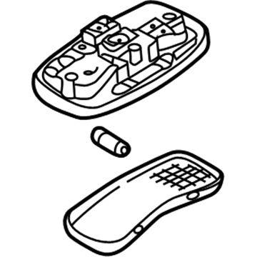 2003 Kia Spectra Dome Light - 0K9B051310B75