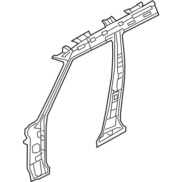 Kia 71202B2900 Pillar Assembly-Front Inner