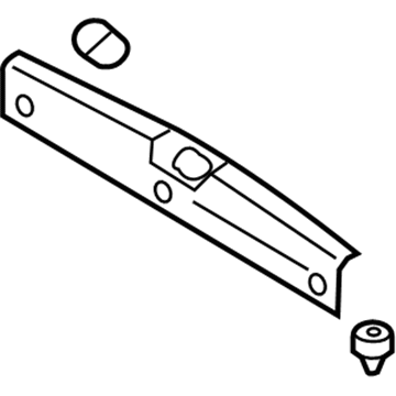 Kia 857702F500LK Trim Assembly-Rear Transverse