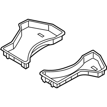 Kia 857902F500LK Tray Assembly-Luggage Side