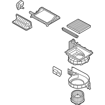 Kia 971004CBB0 Blower Unit