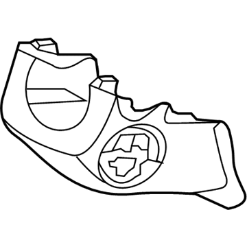 Kia Optima Steering Column Cover - 84852D5200WK