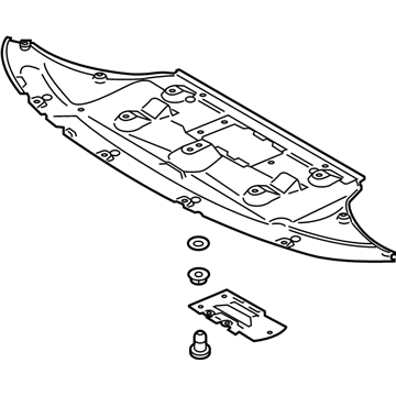 Kia 29110J6100 Panel Assembly-Under COV